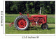 Red Tractor Wall Decal