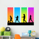 Children Playing Wall Decal