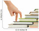 Hand and Book Stairs Wall Decal