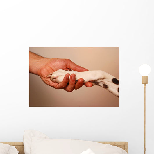 Paw Hand Wall Decal
