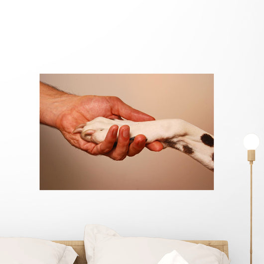 Paw Hand Wall Decal
