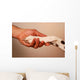 Paw Hand Wall Decal