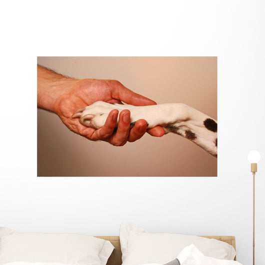 Paw Hand Wall Decal