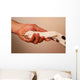 Paw Hand Wall Decal