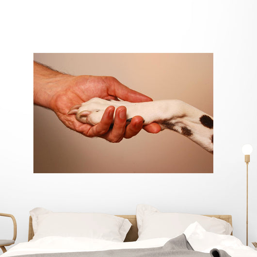 Paw Hand Wall Decal