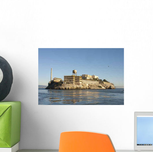 Alcatraz Sunset Wall Decal