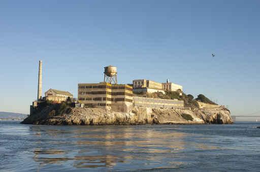 Alcatraz Sunset Wall Decal