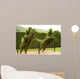 Two Horsemen Jumping Fence Wall Decal