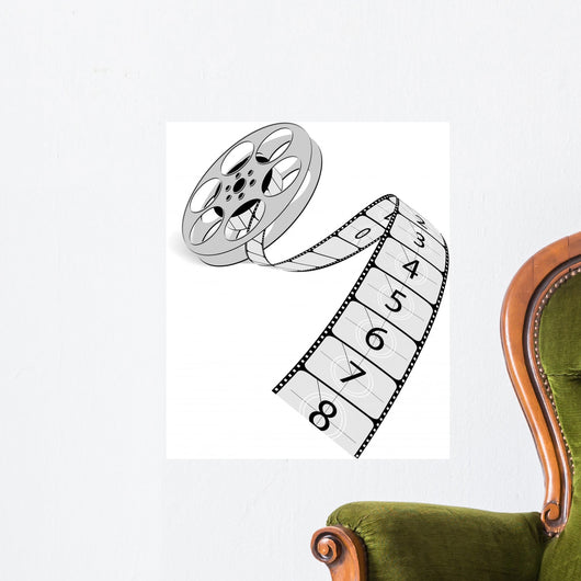 Film Reel Film Slate Wall Decal