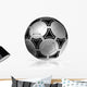 Soccer Ball Glossy Surface Wall Decal