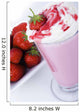 Strawberry Milkshake Wall Decal