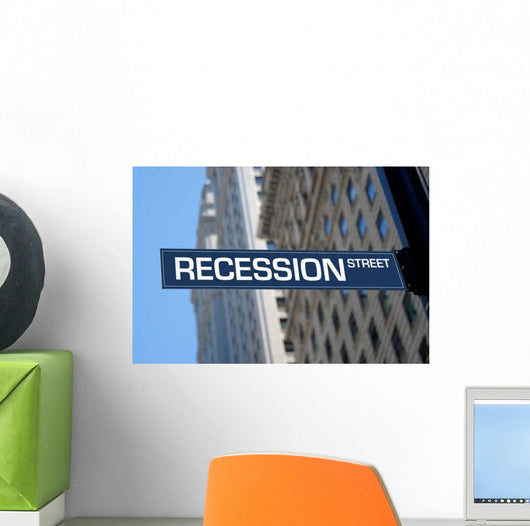 Recession Street Wall Decal