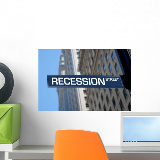 Recession Street Wall Decal
