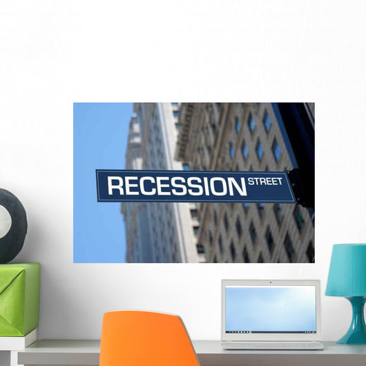 Recession Street Wall Decal