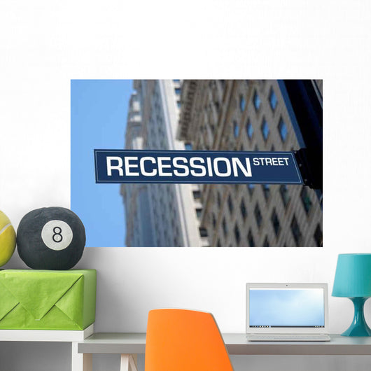 Recession Street Wall Decal
