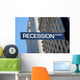 Recession Street Wall Decal