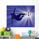Football Player Kicks Soccer Wall Decal