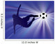 Football Player Kicks Soccer Wall Decal