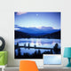 Mountain Sunset Moon Wall Mural