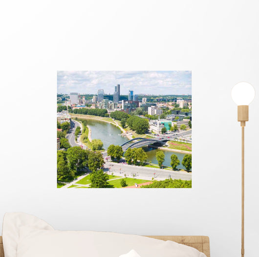 Vilnius Aerial Wall Decal
