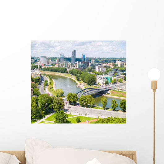 Vilnius Aerial Wall Decal