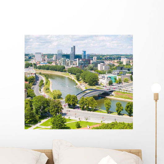 Vilnius Aerial Wall Decal