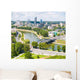 Vilnius Aerial Wall Decal
