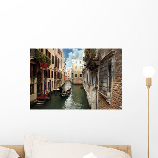 Gondolier Venice Italy Wall Decal