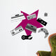 Retro Game Console and Wall Decal