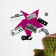 Retro Game Console and Wall Decal