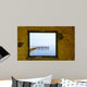 Pier through Window Wall Decal