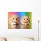 Two Syrian Hamsters Eating Wall Decal