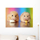 Two Syrian Hamsters Eating Wall Decal