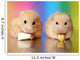 Two Syrian Hamsters Eating Wall Decal