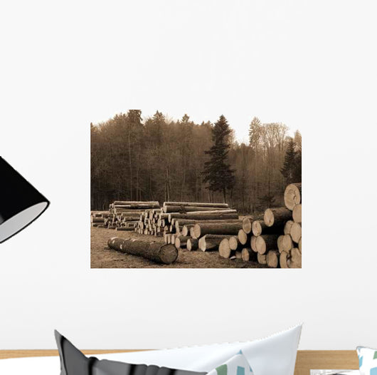 Cut Trees Wall Decal