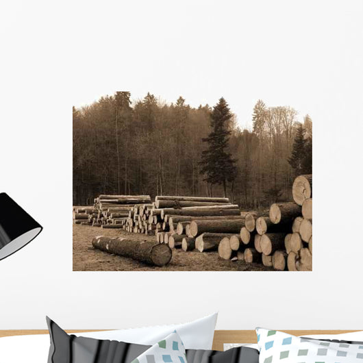 Cut Trees Wall Decal