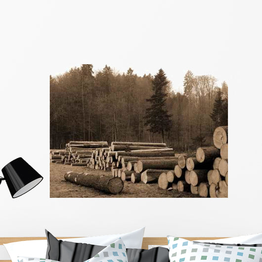 Cut Trees Wall Decal