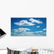 Blue Sky and White Wall Decal
