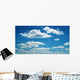 Blue Sky and White Wall Decal