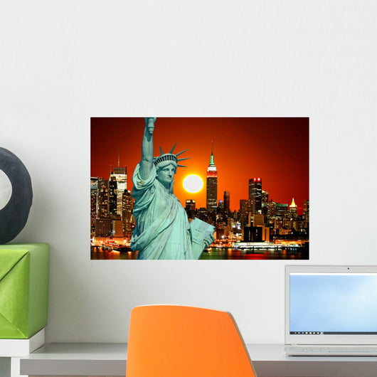 Statue Liberty and New Wall Decal