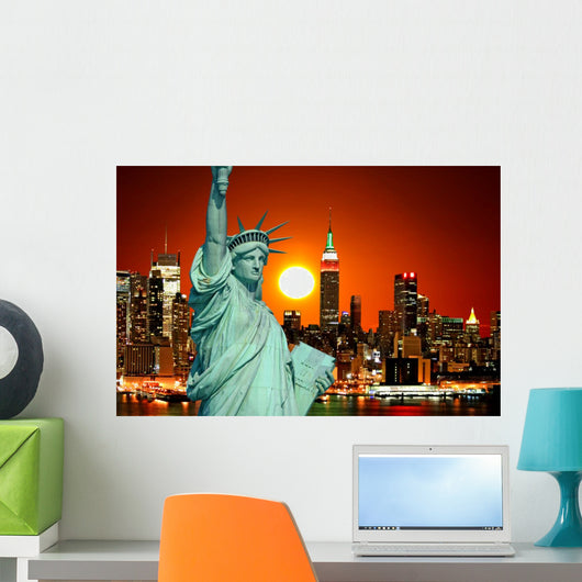 Statue Liberty and New Wall Decal