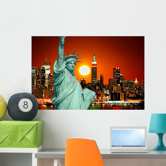 Statue Liberty and New Wall Decal