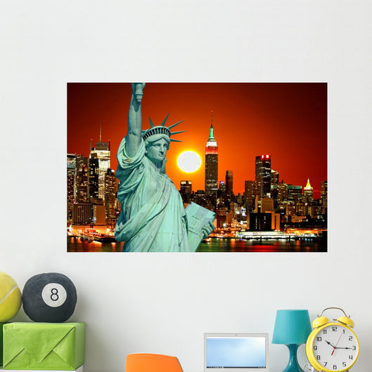 Statue Liberty and New Wall Decal