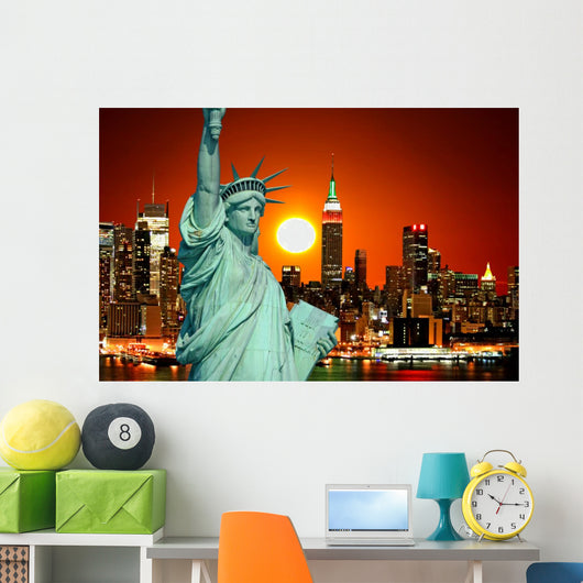 Statue Liberty and New Wall Decal