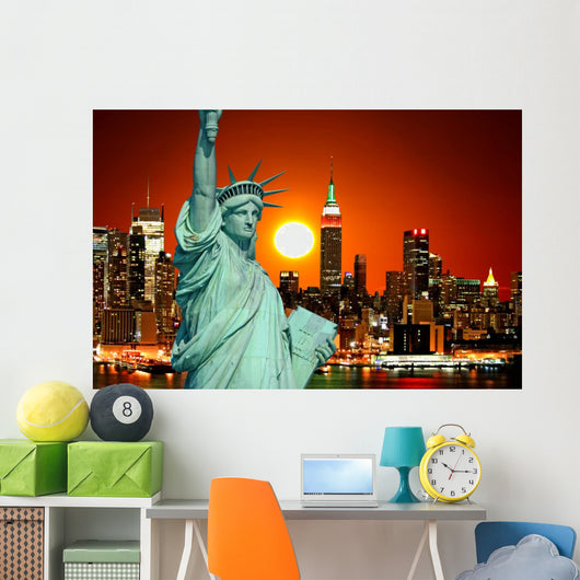 Statue Liberty and New Wall Decal