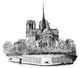 Notre Dame Paris Wall Decal