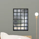 Glass Brick Window Wall Decal