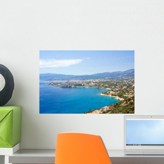 Panoramic Agios Nikolaos Wall Decal