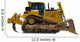 Construction Vehicle Isolation Wall Decal