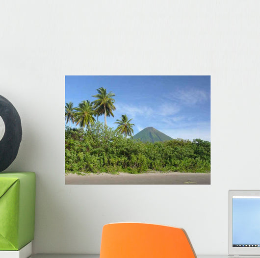 Black Sand Beach Isla Wall Decal